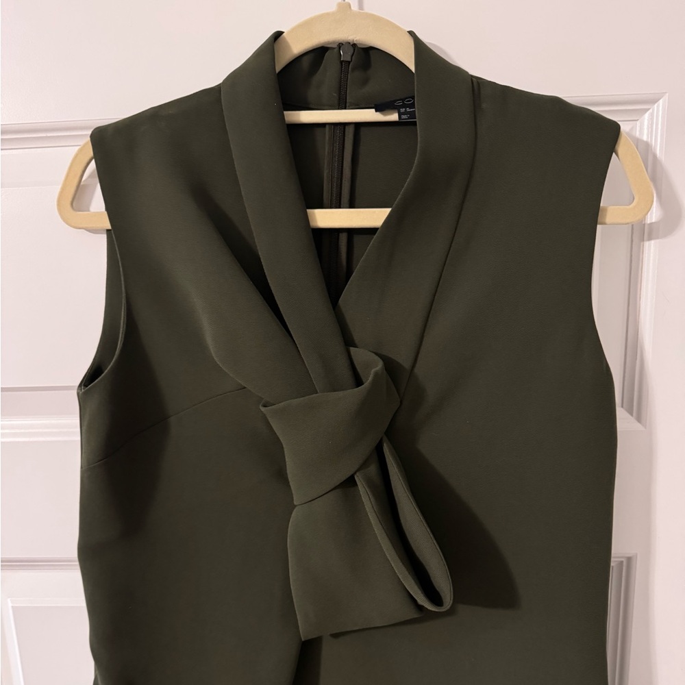 Olive green dress